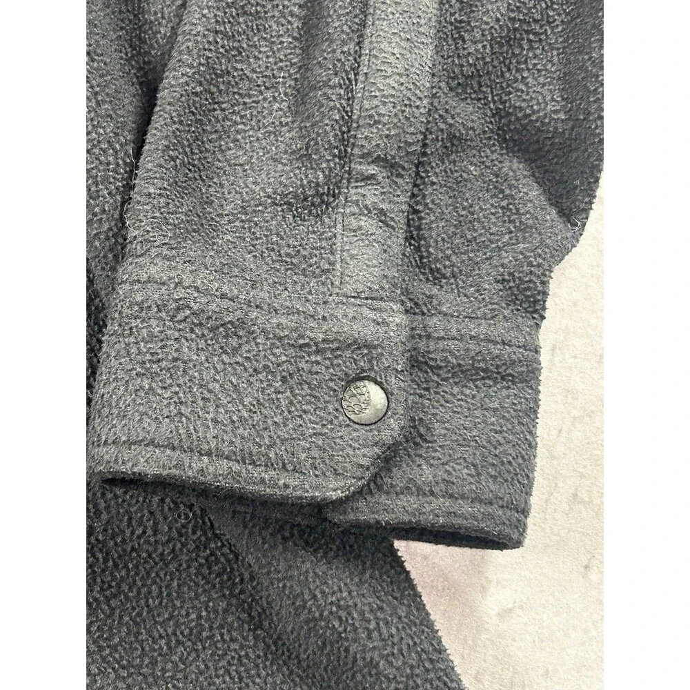 Stio Men's 1/4 Zip Fleece Jacket Black XL Snap Cuff Outdoor Hiking